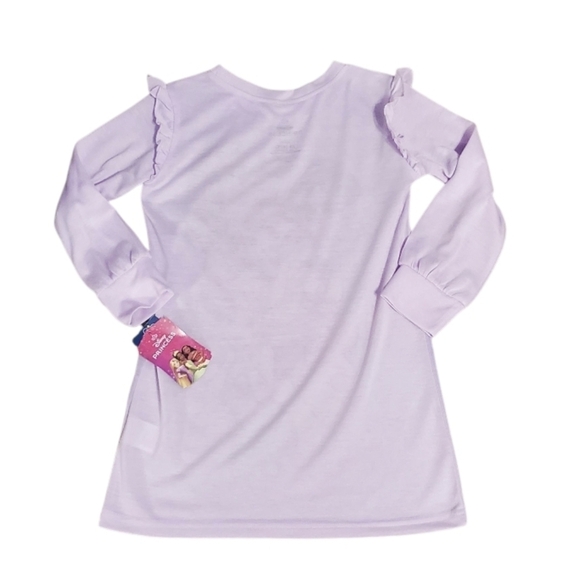 NWT Disney Princess Kids Girl's Long Sleeved Nightgown Pajamas XS 4/5 - Picture 6 of 6